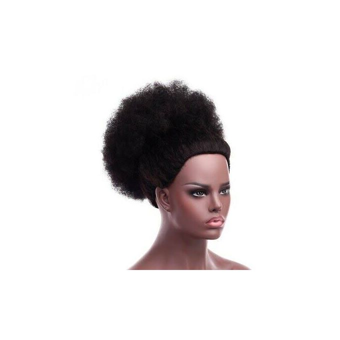 Hair Bun Afro Kinky Puff Hair Bun For Ladies - Black Item | Buy Hair Bun Afro Kinky Puff Hair Bun For Ladies - Black | SPOP Enterprise Global